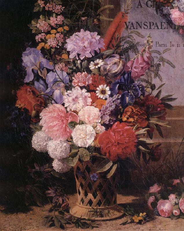 Chazal Antoine Le Tombeau de Van Spaendonck Sweden oil painting art